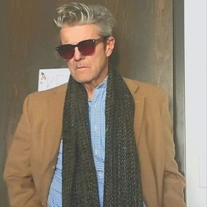 ROCK STAR cool 1980 English 6 ft scarf. It was a gift English girl Dec 1980.